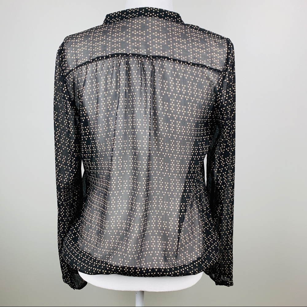 The Limited Brand Sheer Top, Sz M - Picture 3 of 5